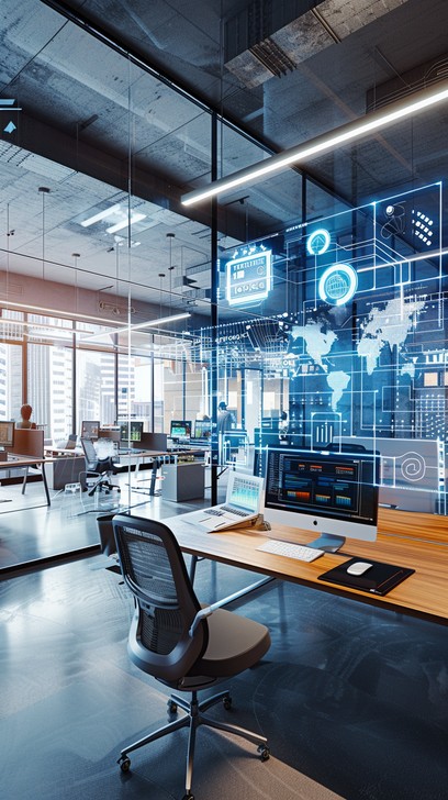 futuristic-office-interior-stockcake